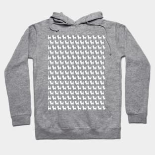 Chihuahua silhouette print (mini) gray Hoodie